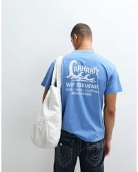 Carhartt - Waves Back Print T-shirt - Lyst
