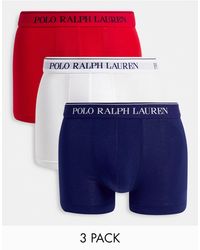 Polo Ralph Lauren - – 3er-pack unterhosen, verschiedenfarbig - Lyst