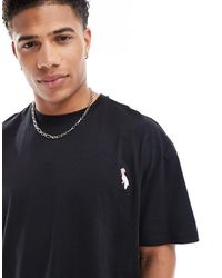 Threadbare - T-shirt oversize avec perruche brodée - Lyst