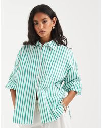 Gap - Cropped Relaxed Linen Shirt - Lyst
