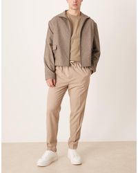 ASOS - Smart Pull On Tapered Trousers - Lyst