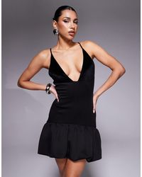 ASOS - – minikleid aus scuba-stoff - Lyst