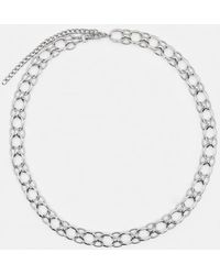Pull&Bear - Metallic Belt - Lyst