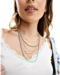 Accessorize - Layered Beaded Necklace - Lyst