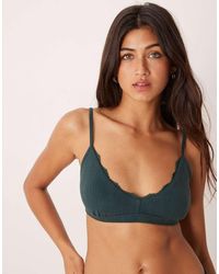 Abercrombie & Fitch - Pointelle Bralette Co-ord - Lyst