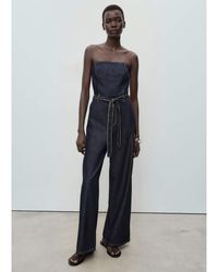 Mango - Tuta Jumpsuit A Fascia - Lyst