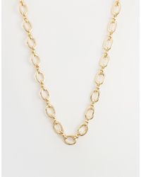 Accessorize - Collier chaîne à larges maillons ovales - Lyst