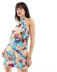 Superdry - Sleeveless Printed Mini Dress - Lyst