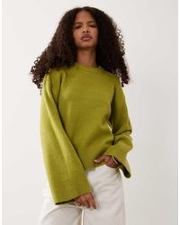 Threadbare - Sweater With Wide Cuff Detail - Lyst