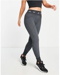 adidas Originals - Adidas training – aeroknit – 7/8-leggings mit sich wiederholendem logo - Lyst