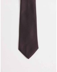 ASOS - Textured Satin Tie - Lyst
