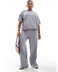 Pieces Plus - Pieces curve – superweiche, geschmeidige hose - Lyst