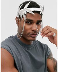 ASOS – Haarschmuck im Festivalstil, poliert - Mettallic