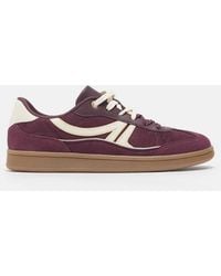 Pull&Bear - Retro Lace-Up Trainers - Lyst