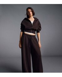 Bershka - Petite Modal Barrel Trousers - Lyst