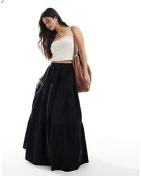ASOS - Tiered Boho Maxi Skirt - Lyst