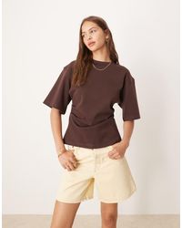 ASOS - Interlock Corset Waist T-shirt - Lyst