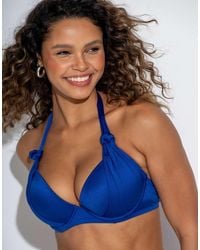 Pour Moi - St Kitts Underwired Boost Push Up Padded Bikini Top - Lyst