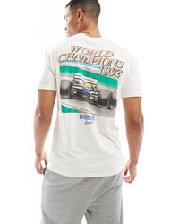 Hollister - Racing Motif Back Detail T-shirt - Lyst