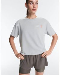 Oysho - Boxy Cotton Blend Slogan T-Shirt - Lyst