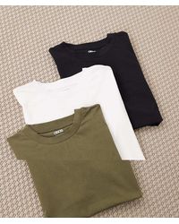 ASOS - Essentials 3 Pack Oversized T-Shirts - Lyst