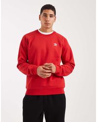 adidas Originals - Trefoil Essentials Crew Sweatshirt - Lyst
