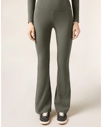 Calzedonia - First Class Soft Touch Flared Trousers - Lyst