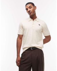 Paul Smith - Zebra Logo Short Sleeve Sweat Polo T-Shirt - Lyst