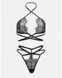 Ann Summers - Infinite Crotchless Foldover Set - Lyst