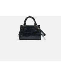 Stradivarius - Mock Croc Mini Tote Bag - Lyst