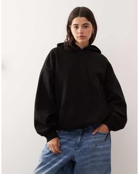Weekday - Oversized Hoodie Van Zware Jersey - Lyst