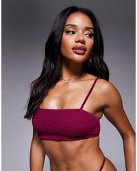 Moda Minx - Bralet Scrunch Bikini Top - Lyst