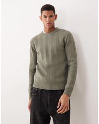 Mango - – strukturierter strickpullover - Lyst