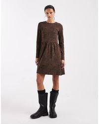 Brave Soul - Drop Waist Jersey Mini Dress - Lyst