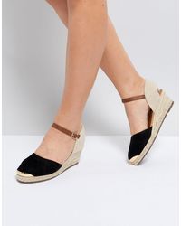Miss Kg Wedge sandals for Women | Black 