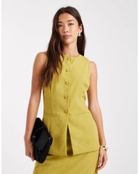 Vero Moda - Tailored O-neck Waistcoat Co-ord - Lyst