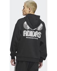 adidas Originals - World Wide Hoops Hoodie - Lyst