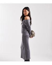 Vero Moda - Folded Waistband Midi Skirt Co-ord - Lyst