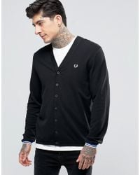 fred perry cardigan mens