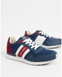 Jack & Jones - Mesh Trainer With Contrast Stripe - Lyst