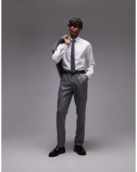 TOPMAN - Slim Suit Trousers - Lyst