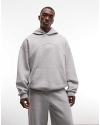 ASOS - Extreme Oversized Hoodie With Cut & Sew Seam - Lyst