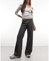 Weekday - Flared Suiting Trousers With Side Zip - Lyst