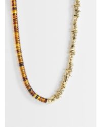 TOPSHOP - Mateo Beaded Necklace - Lyst