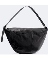 AllSaints - Esme Whipstitch Leather Cross Body Bag - Lyst