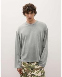 Bershka - Boxy Long Sleeve T-Shirt - Lyst