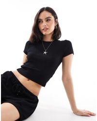 Cotton On - – leichtes cropped strand-t-shirt - Lyst