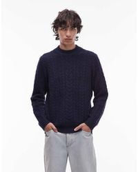 Wrangler - Cable Knit Jumper - Lyst