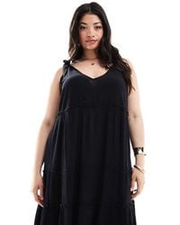 Yours - Frill Tiered Mini Dress - Lyst