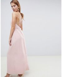 new look strappy back maxi dress
